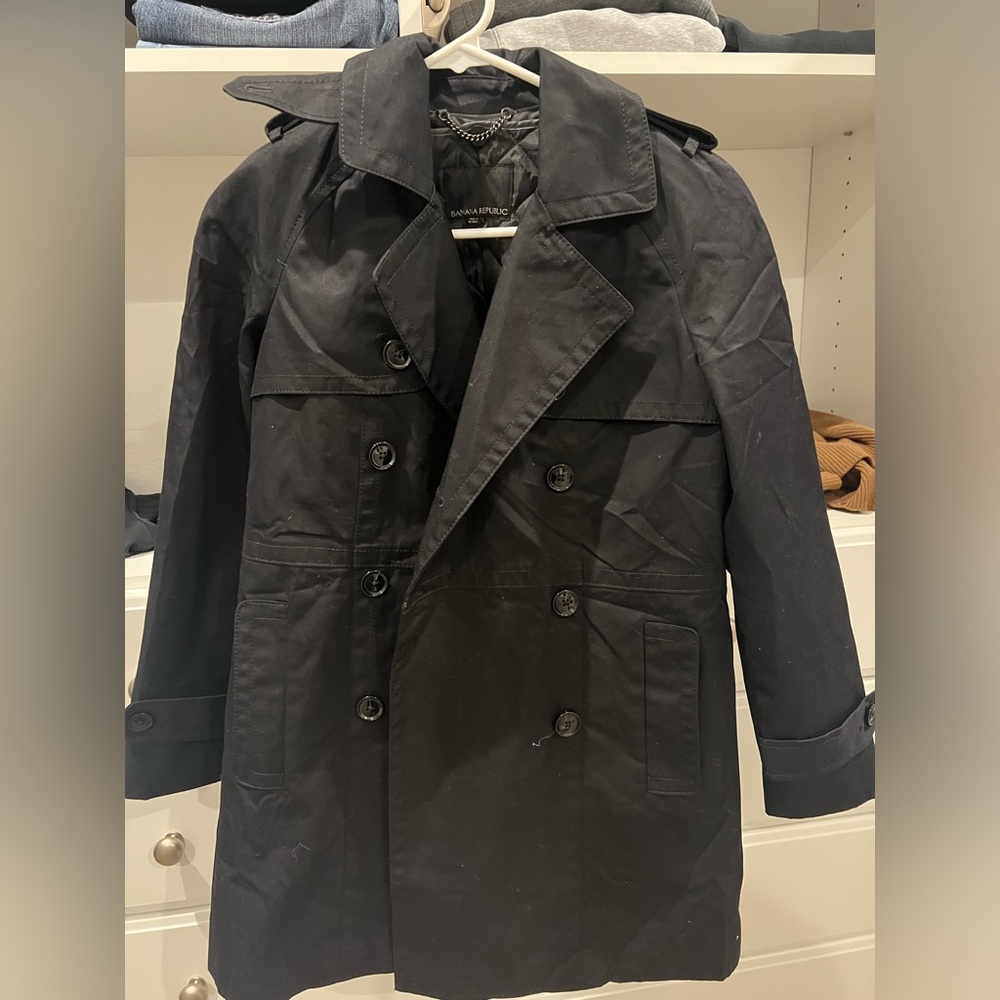 Banana Republic trench with removable vest layer PXXS